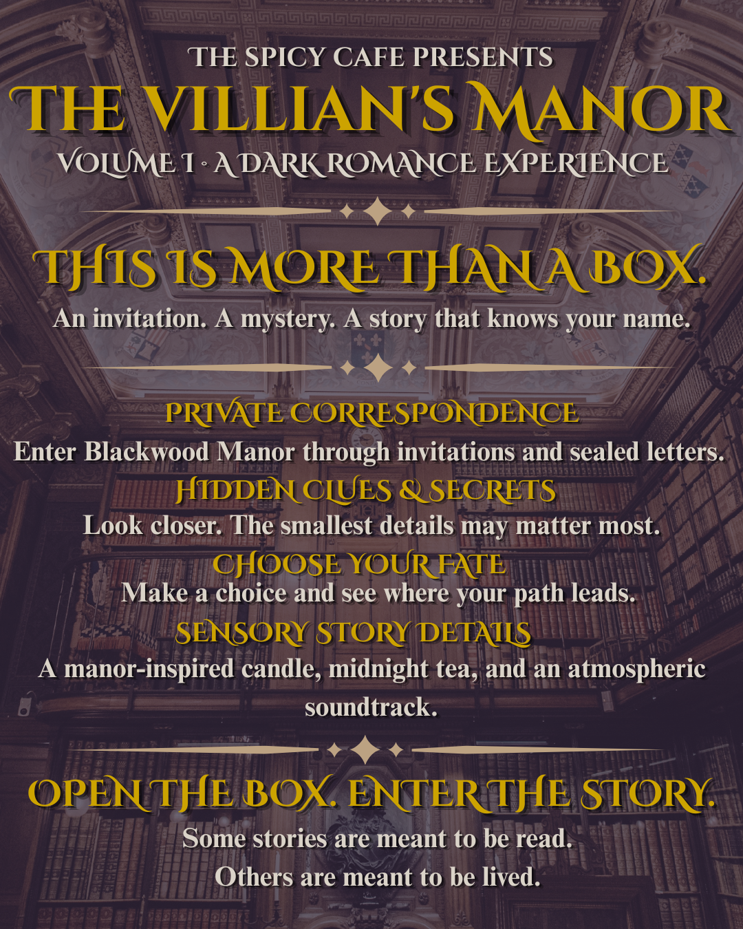 The Villain's Manor, Volume I: A Dark Romance Experience