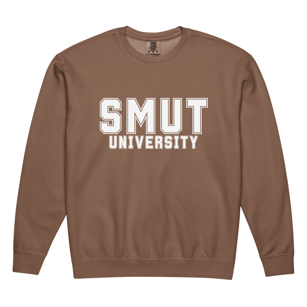SMUT University Sweatshirt | Bookish Comfort Colors 1466 Crewneck