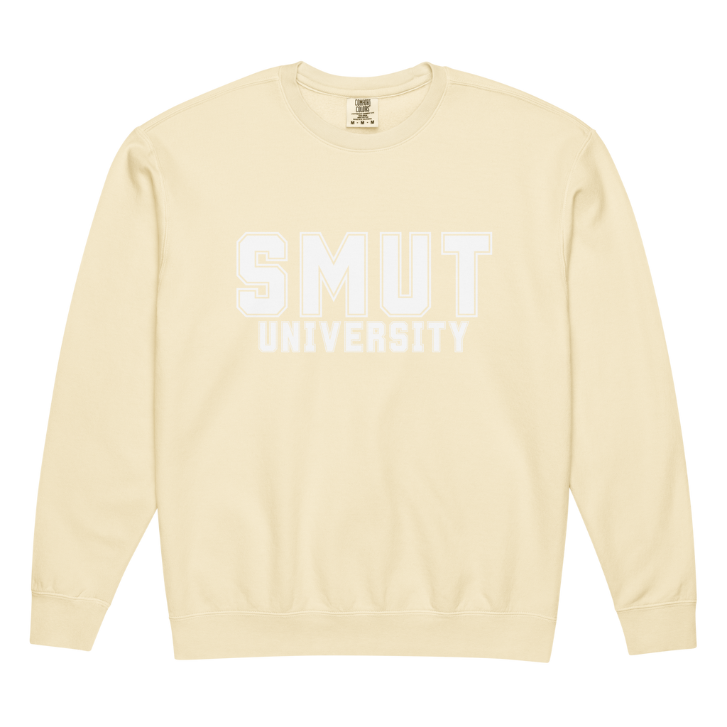 SMUT University Sweatshirt | Bookish Comfort Colors 1466 Crewneck