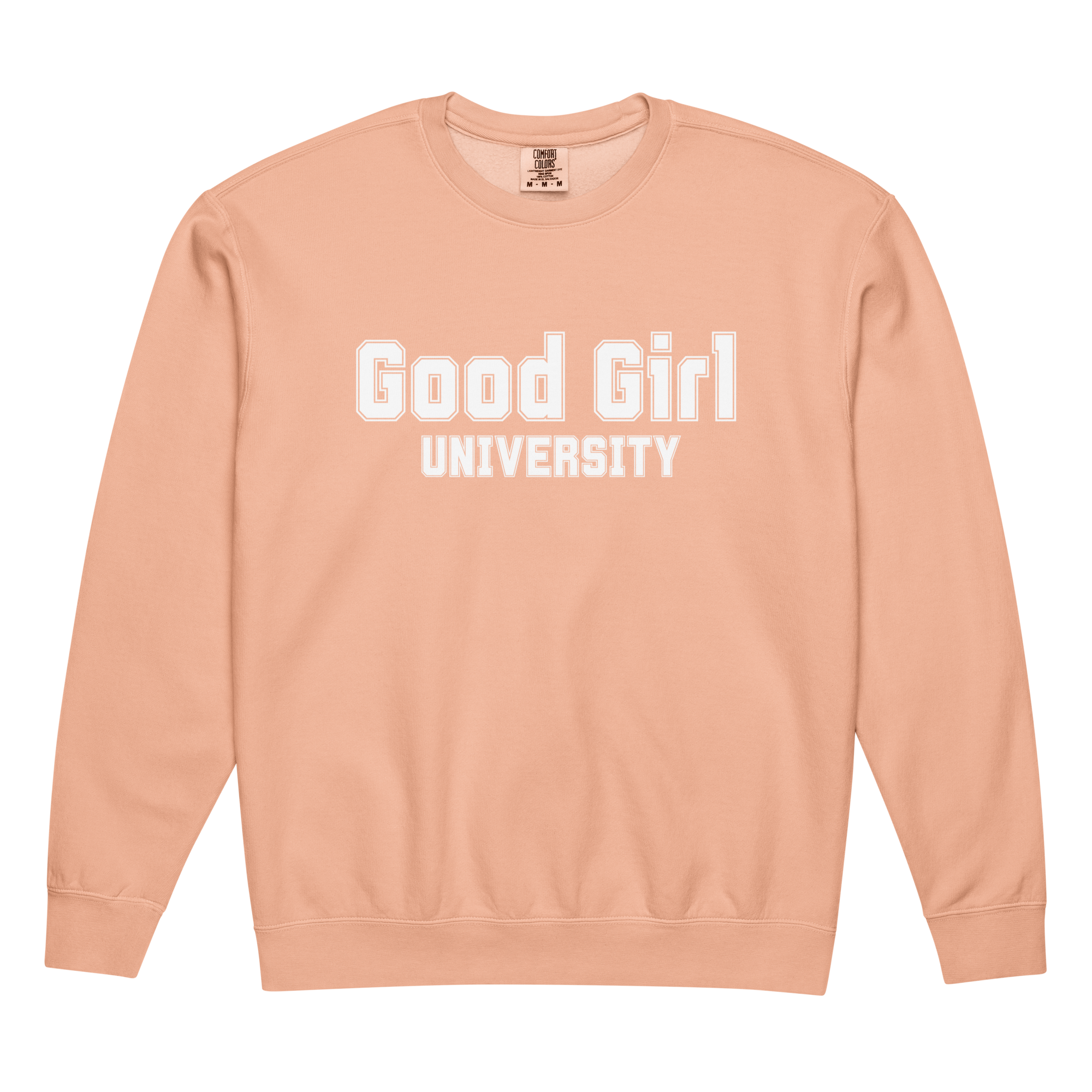 Good Girl University Sweatshirt | Bookish Comfort Colors Crewneck