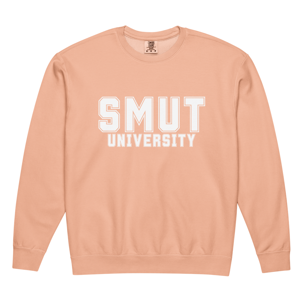 SMUT University Sweatshirt | Bookish Comfort Colors 1466 Crewneck