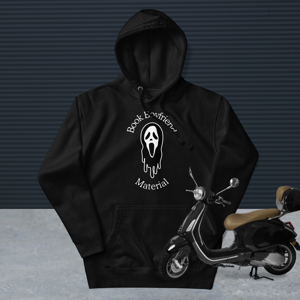 Book Boyfriend Material Unisex Premium Hoodie | Dark Romance Reader Hoodie | Morally Gray Men Sweatshirt | BookTok Gift