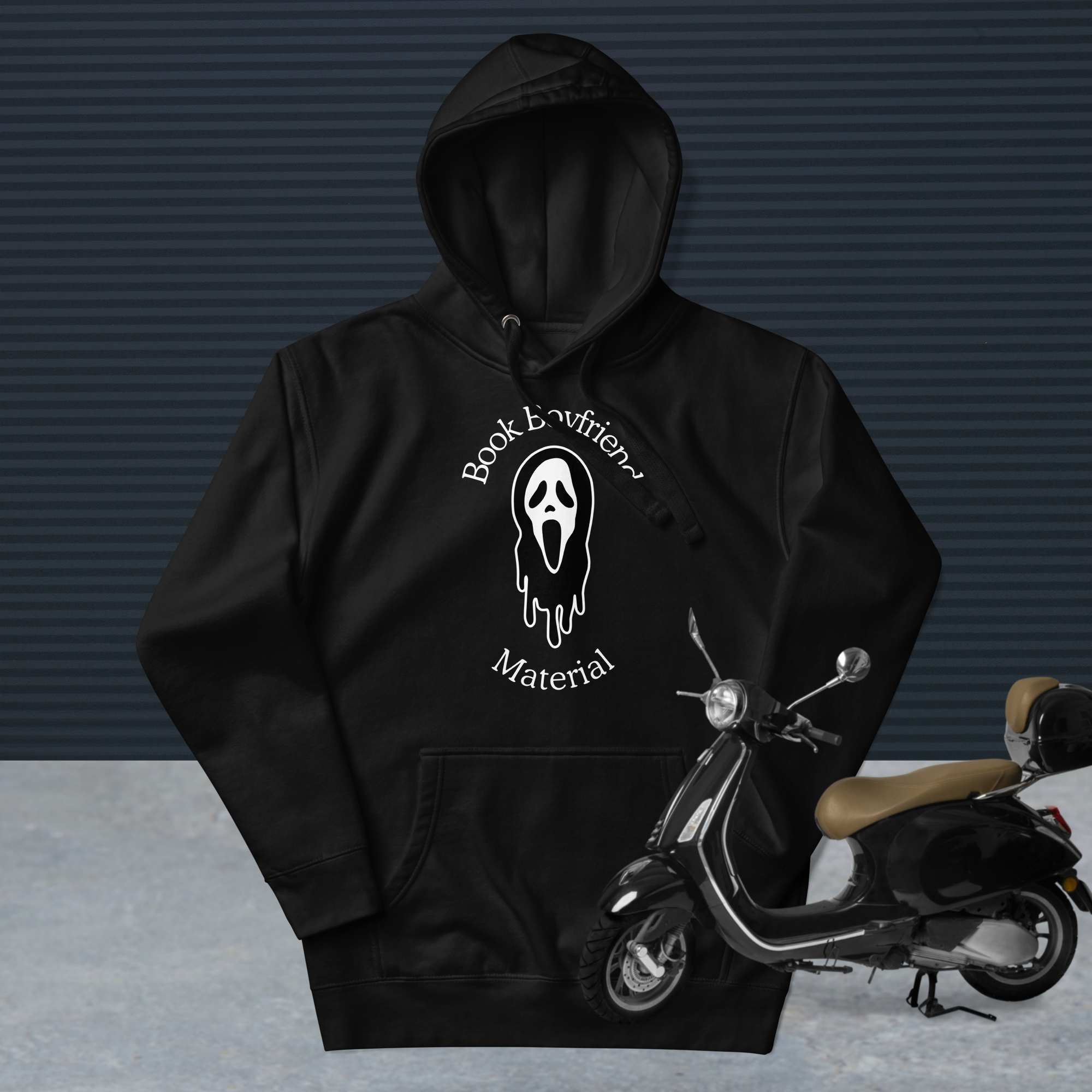 Book Boyfriend Material Unisex Premium Hoodie | Dark Romance Reader Hoodie | Morally Gray Men Sweatshirt | BookTok Gift
